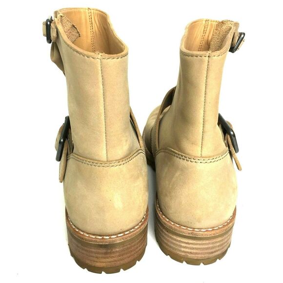 Marc By Marc Jacobs Women's Engineer Boots Brown Leather Size 9.5 - Picture 4 of 8